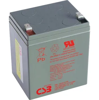 Záložní baterie akumulátor CSB HR1224W F2 - 12V / 6,4Ah (Záloží akumulátory)