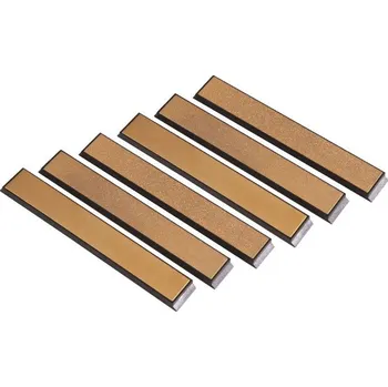 Diamantové ostřící platformy KMFS RIVAL, 6 kusů grit 240, 600 a 1000 (Diamantové brousky pro sadu KMFS RIVAL sharpener. Set obsahuje 3 páry zlatých ostřících platforem o zrnitosti 240, 600 a 1000 grit.)