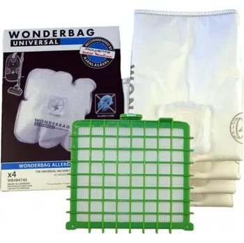 Filtr do vysavače Originální sáčky ROWENTA Wonderbag WB484740 4ks + alt. filtr HEPA omývatelný