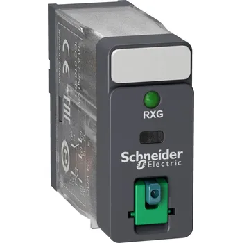 Relé SCHNEIDER ELECTRIC SCHNEIDER Relé RXG12BD 1V/Z kontakt 10A 24VDC test RXG12BD