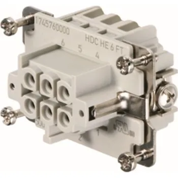 Elektrický konektor WEIDMÜLLER Konektor HDC HE 6 FT 1745760000