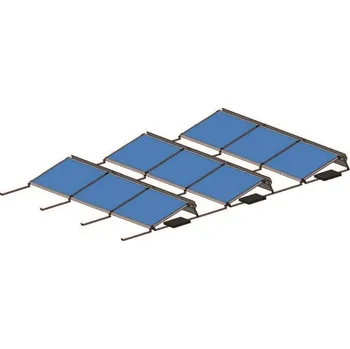 montážní sada pro solární panel Set samozátěžová konstrukce pro 12 panelů 3kW, orientace JIH (Střešní konstrukce pro solární panely)