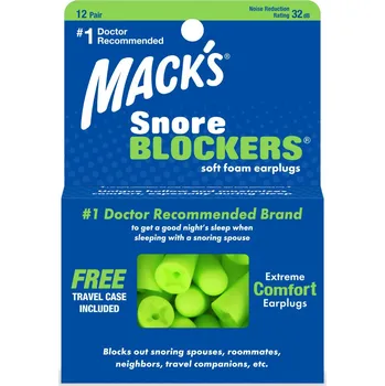 Špunt do uší Mack's Snore Blockers špunty do uší 12 párů