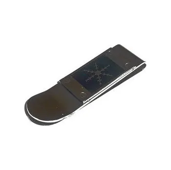 Spona na peníze Spona na peníze sněhová vločka Černá