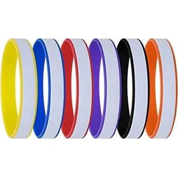 Náramek Silikonový náramek popisovatelný, k popsání fixem, propiskou Černá