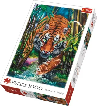 Puzzle Trefl Plížící se tygr 1000 dílků