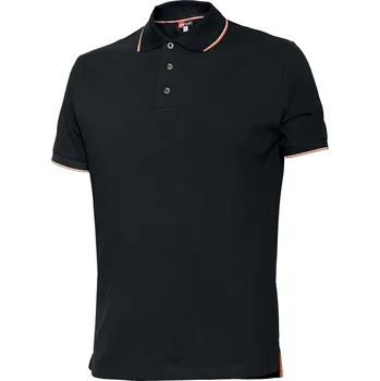 Pánská košile ISSA Polokošile Industrial starter STRETCH PORTOFINO 08189 - XL / Černá