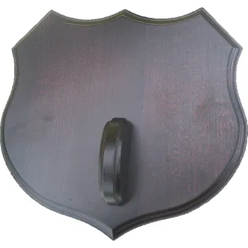 Obraz Dřevo Novák podložka pod trofej frézovaná, černá zvěř č. 363, dřevo Barva: černá,