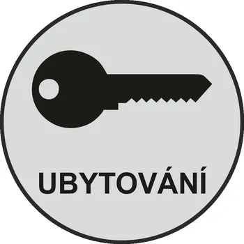 Speciální papír Ubytování - stříbrná mat samolepící vinylová fólie 90x90 mm