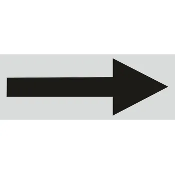 Značení Šipka směr - pára samolepící vinylová fólie 360x105 mm