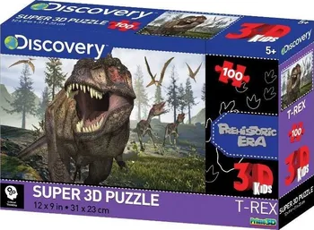 Puzzle Prime 3D T-Rex 3D 100 dílků