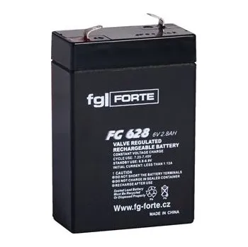 Trakční baterie FG-Forte FG628 - 6V / 2,8Ah (Staniční bezúdržbový akumulátor)