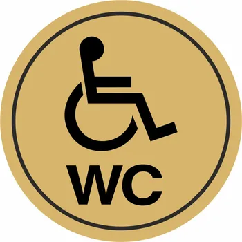 Speciální papír WC vozíky - zlatá mat samolepící vinylová fólie 90x90 mm