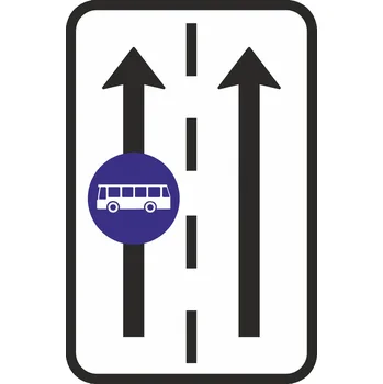 Dopravní značení Dopravní značka IP20a | Vyhrazený jízdní pruh Dopravní značka 1500 x 1000 mm