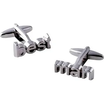 Manžetový knoflíček Manžetové knoflíčky pro skvělého muže, svatební, Best Man Stříbrná