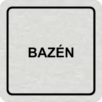 Samolepící etiketa Bazén 1