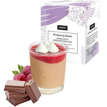 Keto dieta MyKETO Proteinová panna cotta 5x 40 g čokoláda