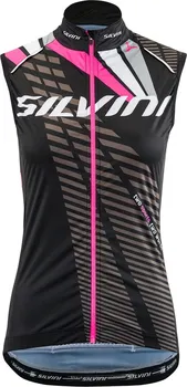 cyklistický dres Silvini Team WJ1405 černá/růžová