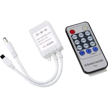 Příslušenství pro LED osvětlení OVLADAČ LED PÁSKŮ 12V/6A + DÁLKOVÉ OVLÁDÁNÍ