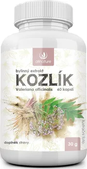 Přírodní produkt Allnature Kozlík bylinný extrakt 60 cps.
