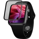 Ochranné tvrzené sklo FIXED 3D Full-Cover pro Apple Watch 42mm s aplikátorem, s lepením přes celý displej, černé
