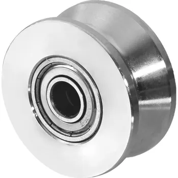 Tesařské kování Onpira Nerezová pojezdová kladka typ V Ø 50-80 mm Rozměr: 50 mm