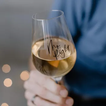 Sklenice Bella Rose Sklenice na víno Mr. Right