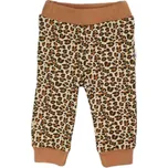 Kojenecké bavlněné tepláčky Nicol Mia hnědé Hnědá 56 (0-3m)