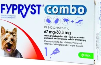 KRKA Fypryst Combo Spot-on pro psy 2 - 10 kg 1 x 0,67 ml