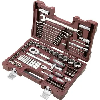 Gola sada KRAFTWERKTOOLS PROMO KW: Souprava gola 1/4"+1/2" 4-32mm s příslušenstvím 93ks Pro-Line