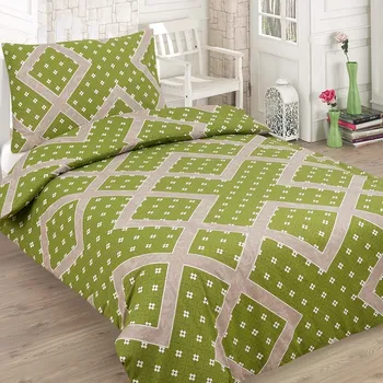 Povlečení Numberoplus Bavlněné povlečení TOM zelená