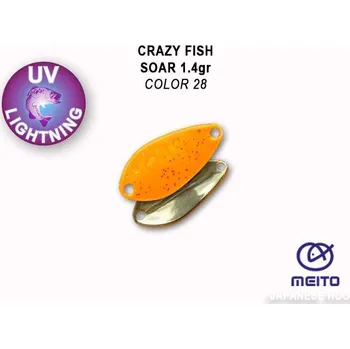 Umělá nástraha Plandavka Crazy Fish Soar 20mm 1,4g color 28