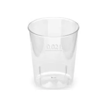 Jednorázové nádobí Kelímek na alkohol 2 cl, průhledný, 50 ks