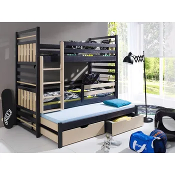 Postel Pátrova postel Graca 90, Matrace: ne, Barva: wenge + cappuccino MIRJAN 5902928772241