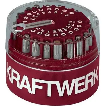 Bit KRAFTWERKTOOLS BEST OF KW: Souprava bitů 1/4" Magnum-Bit-Box /50mm 19ks