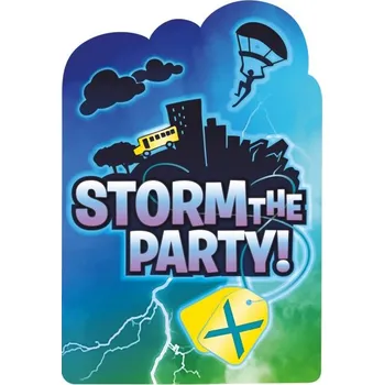 Pozvánka Amscan Pozvánky Battle Royal 8 ks