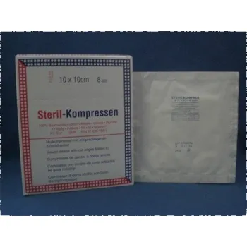 Zdravotnický materiál Gáza kompr.ster.10x10cm/25x2 8vrst.Steriwund
