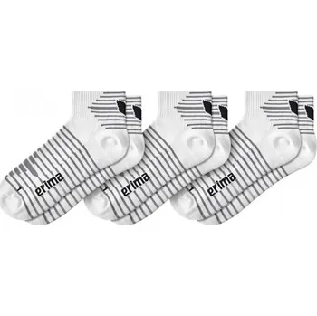 Pánské ponožky ERIMA PONOŽKY NAD KOTNÍKY - SET 3 PÁRY - Bílá - velikost 35-38 eur