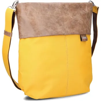 Kabelka Kabelka crossbody se dvěma popruhy Zwei OT12 YEL