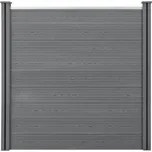 Max WPC 188 x 186 cm šedý 2 sloupky