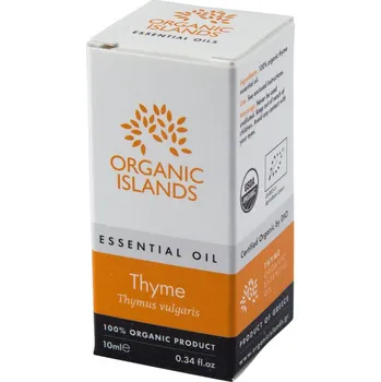 Masážní přípravek Organic Islands Tymiánový esenciální olej z Naxosu BIO 10 ml