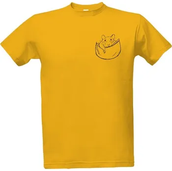 Tričko s potiskem Potkan v kapse pánské