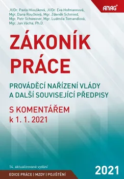 Zákoník práce, prováděcí nařízení vlády a další související předpisy s komentářem k 1. 1. 2020 - Pavla Hloušková a kol. (2021, brožovaná)