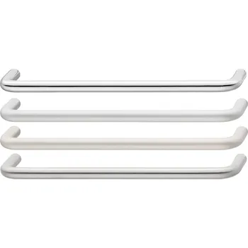 Nábytkové kování Ocelová úchytka průměr 10 mm matný chrom, délka 298 mm