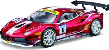 autíčko Bburago Ferrari 488 Challenge 1:24 červené