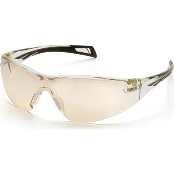 ochranné brýle Pyramex Pmxslim ESB7180S, ochranné brýle, černá obruba, INDOOR/OUTDOOR ZRCADLOVÉ