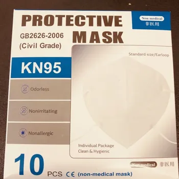 respirátor Respirátor KN95, šedý, 10 ks