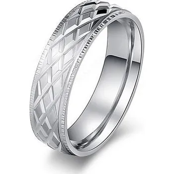 Prsten OPR0087 Dámský ocelový prsten, šíře 6 mm (57)