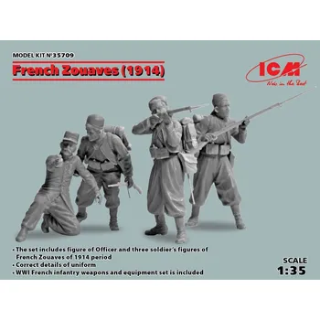 Plastikový model 1:35 French Zouaves (1914)