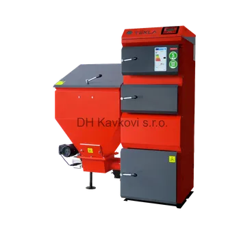 Kotel TEKLA DRACO D 50 KW (možnost dokoupení nouzového roštu na spalování kusového dřeva)